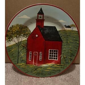 Warren Kimble 8 Inch Plate Dish Sakura 1998 Brandon House Country life